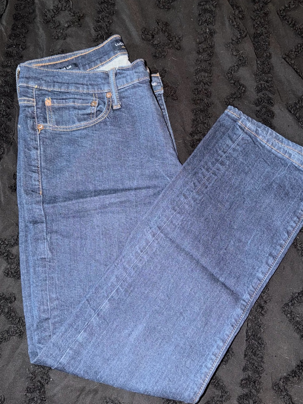 Lucky Brand Men’s 410 Athletic Slim Blue Denim Jeans Size 33x30